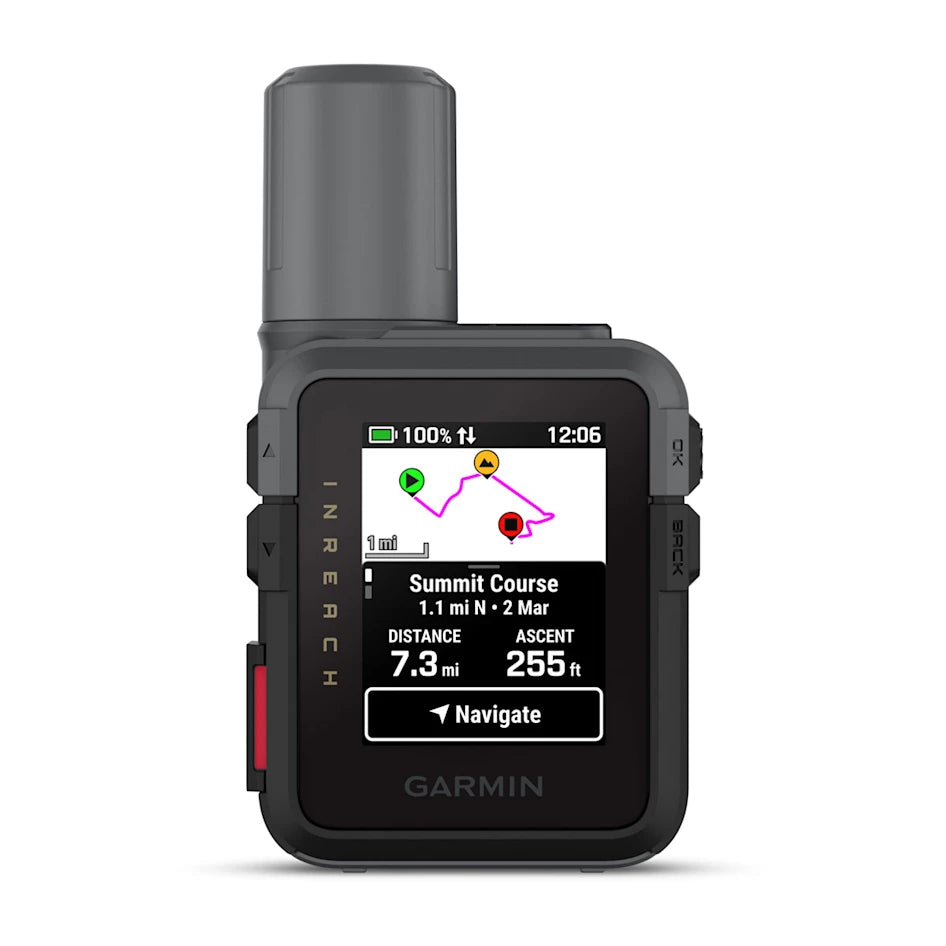 Garmin inReach Mini 3 Compact SOS Satellite Communicator with Touchscreen