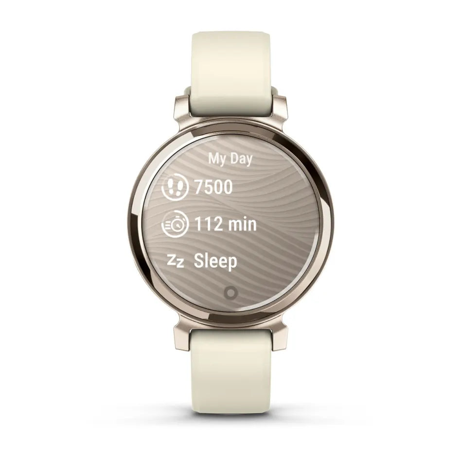 Garmin Lily 2 Cream Gold with Coconut Silicone Band Smartwatch