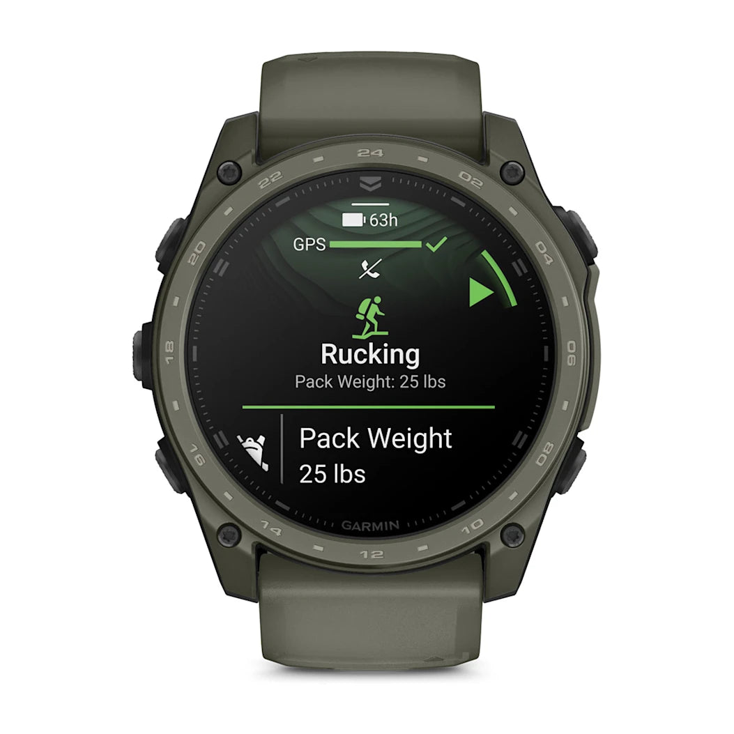 Garmin tactix 8 – 51 mm AMOLED Cerakote Coating Includes Applied Ballistics Ultralight Solver and Olive Drab Cerakote Coating