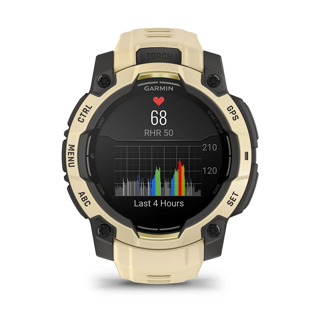 Garmin Instinct 3 – 45 mm AMOLED Citrine with Citrine Band