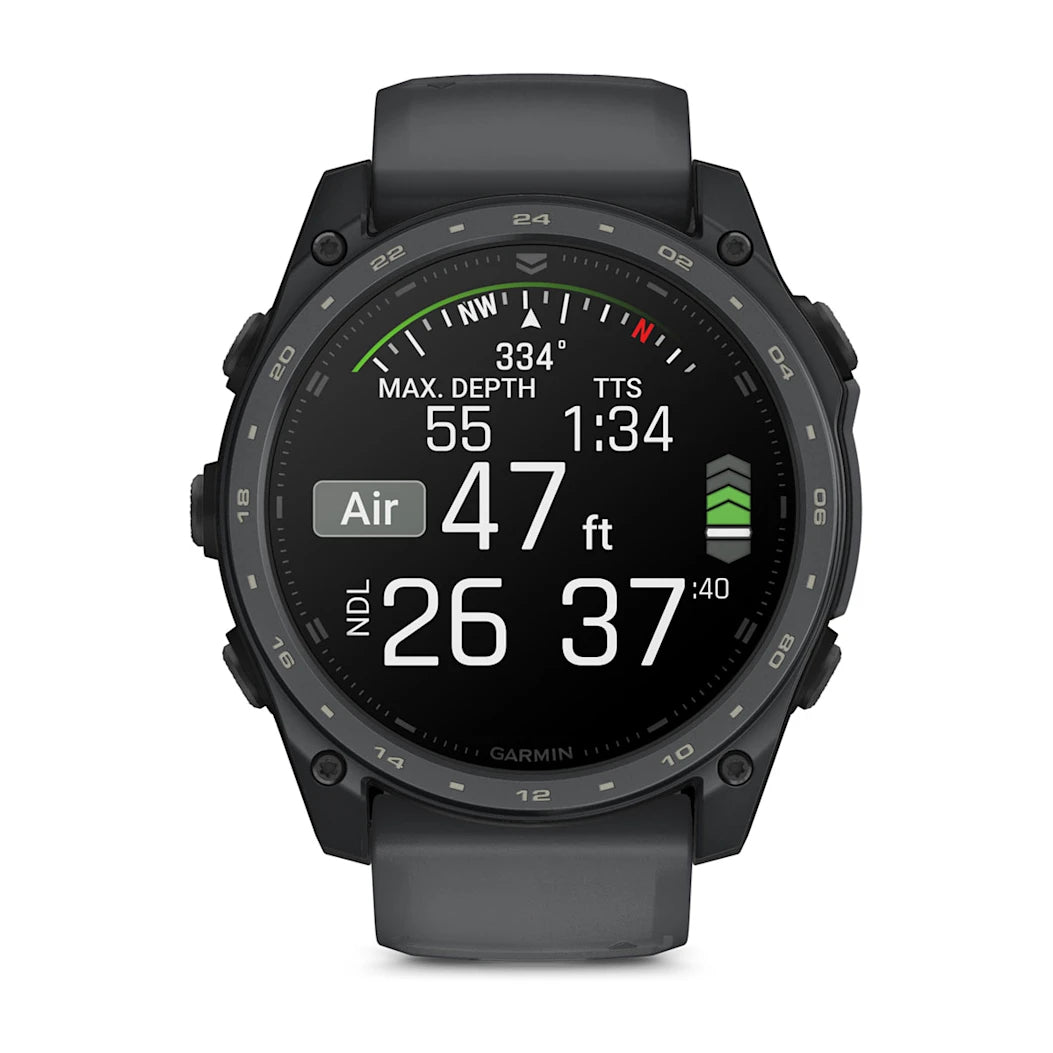 Garmin tactix 8 – 51 mm AMOLED Cerakote Coating Includes Applied Ballistics Ultralight Solver and Slate Gray Cerakote Coating