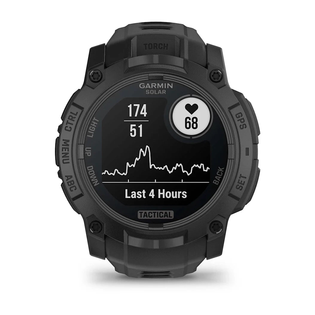 Garmin Instinct 3 – 50 mm Solar Tactical Edition Black with Black Band