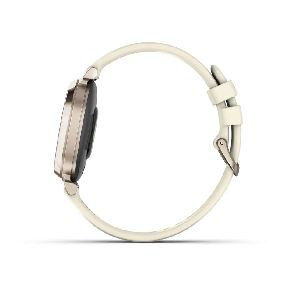 Garmin Lily 2 Cream Gold with Coconut Silicone Band Smartwatch