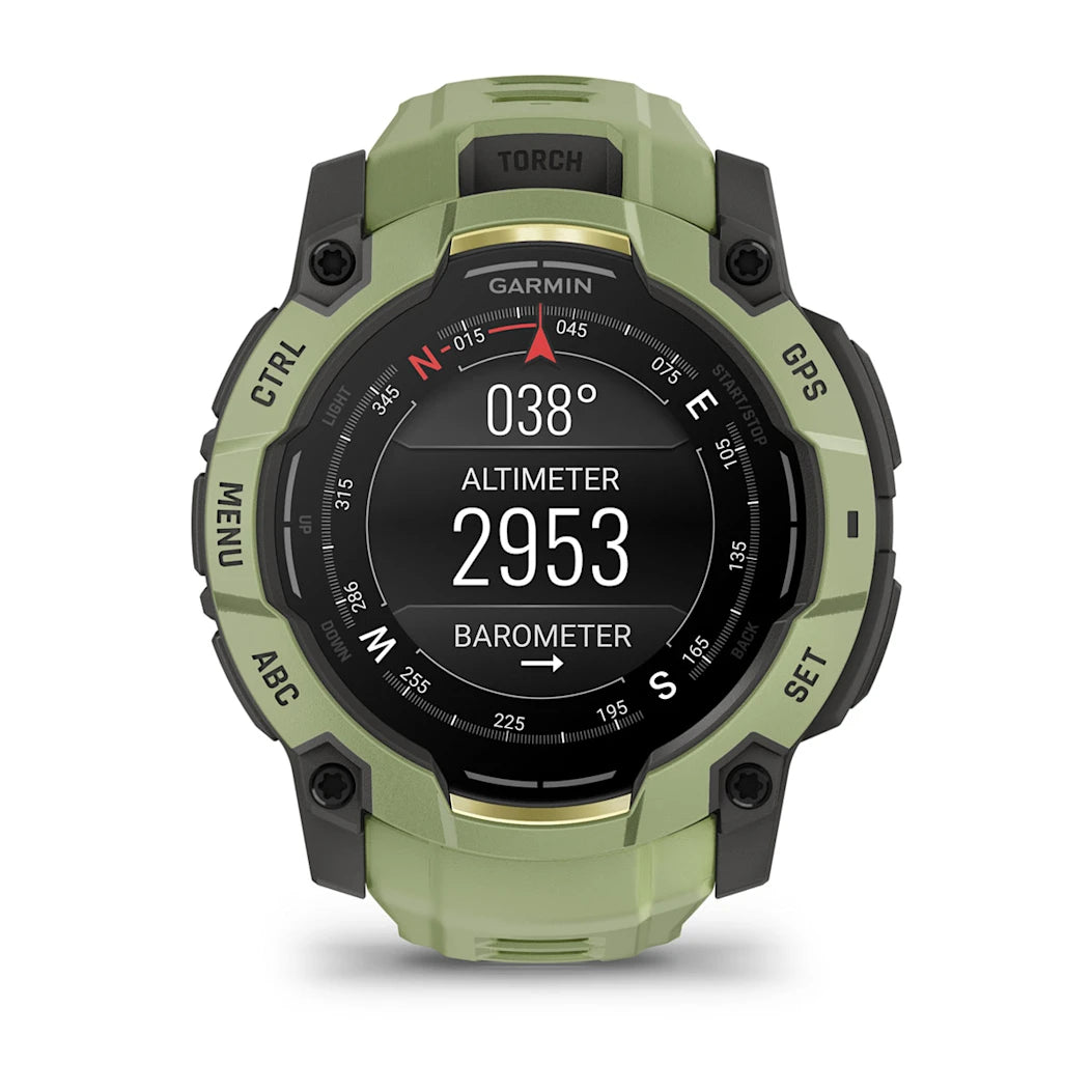 Garmin Instinct 3 – 50 mm AMOLED Fern Green with Fern Green Band
