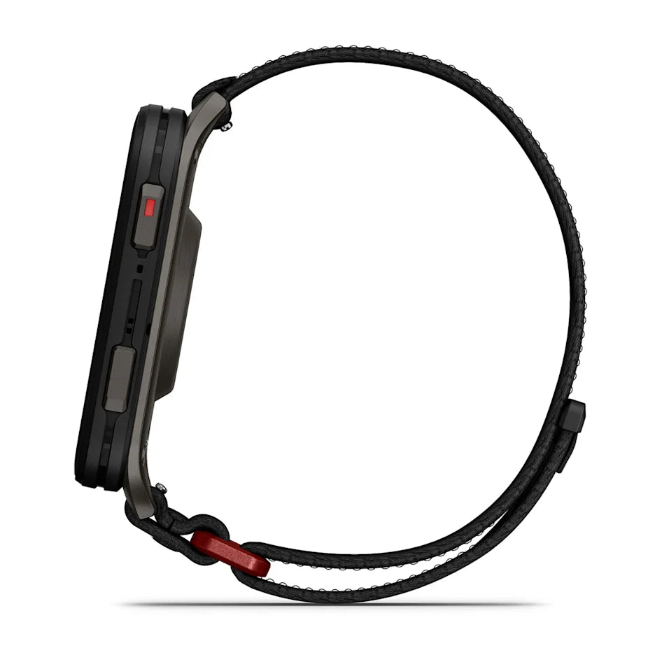 Garmin Venu X1 Black with Slate Titanium Caseback and Black ComfortFit Nylon Band Smartwatch