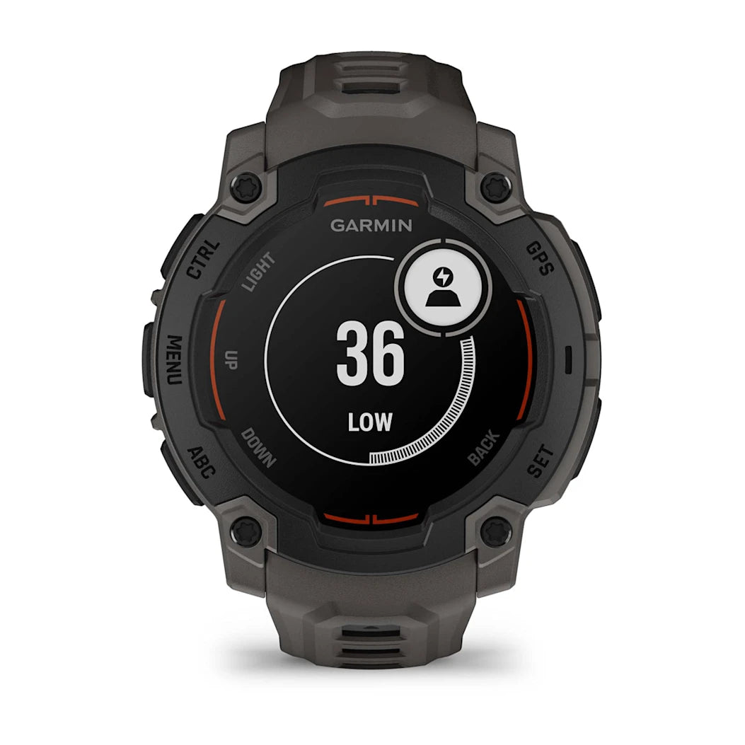 Garmin Instinct® E – 45 mm Black with Charcoal Band