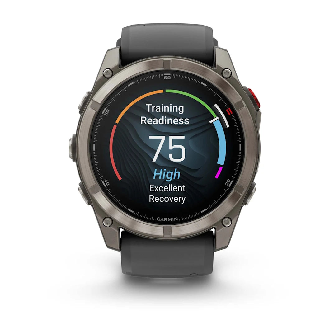 Garmin fēnix 8 Pro 51 mm AMOLED Sapphire Titanium with Graphite / Black Silicone Band