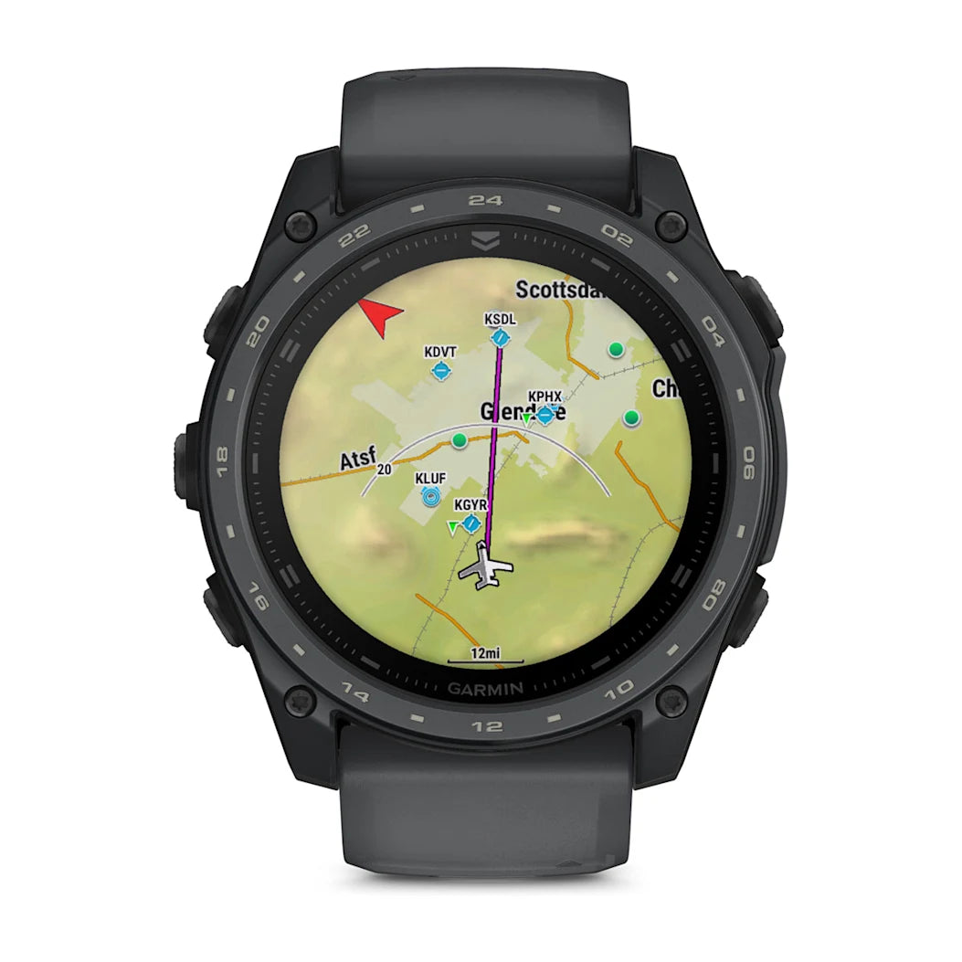 Garmin tactix 8 – 51 mm AMOLED Cerakote Coating Includes Applied Ballistics Ultralight Solver and Slate Gray Cerakote Coating