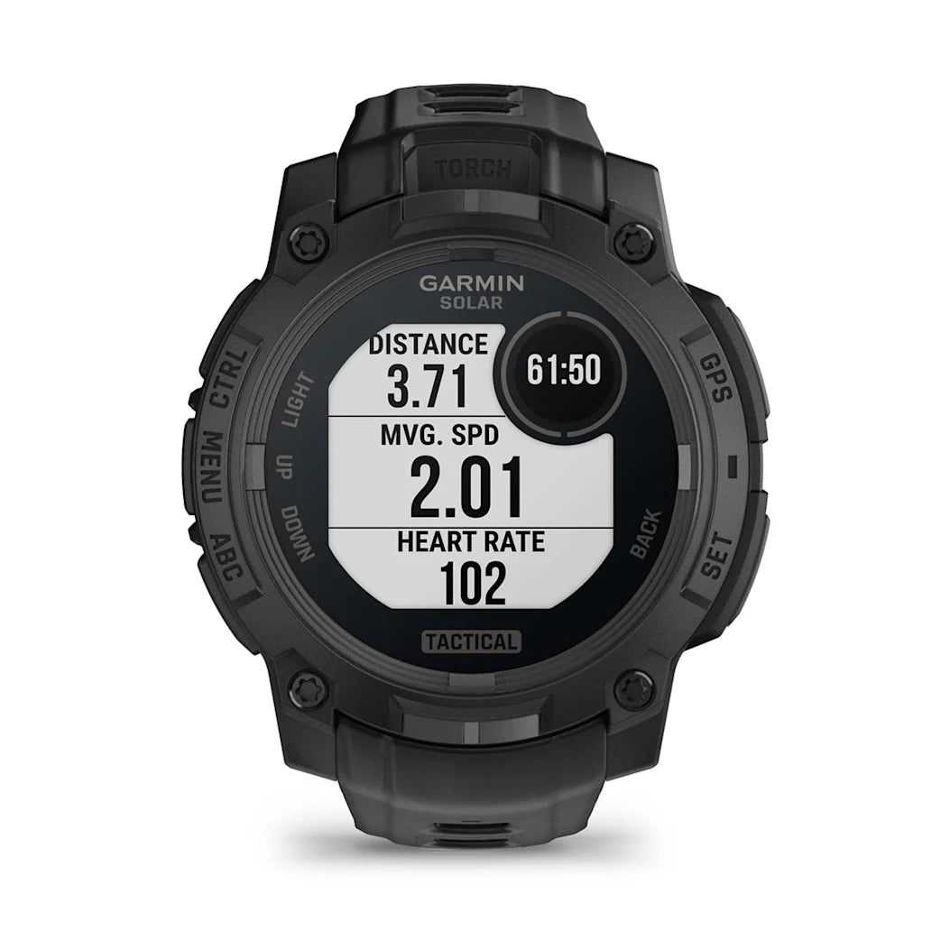 Garmin Instinct 3 – 45 mm Solar Tactical Edition Black with Black Band