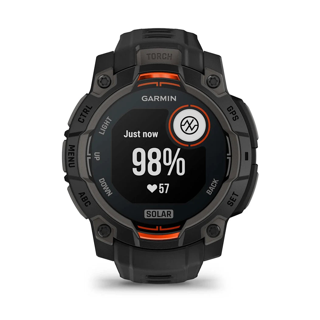 Garmin Instinct 3 – 45 mm Solar Black with Black Band