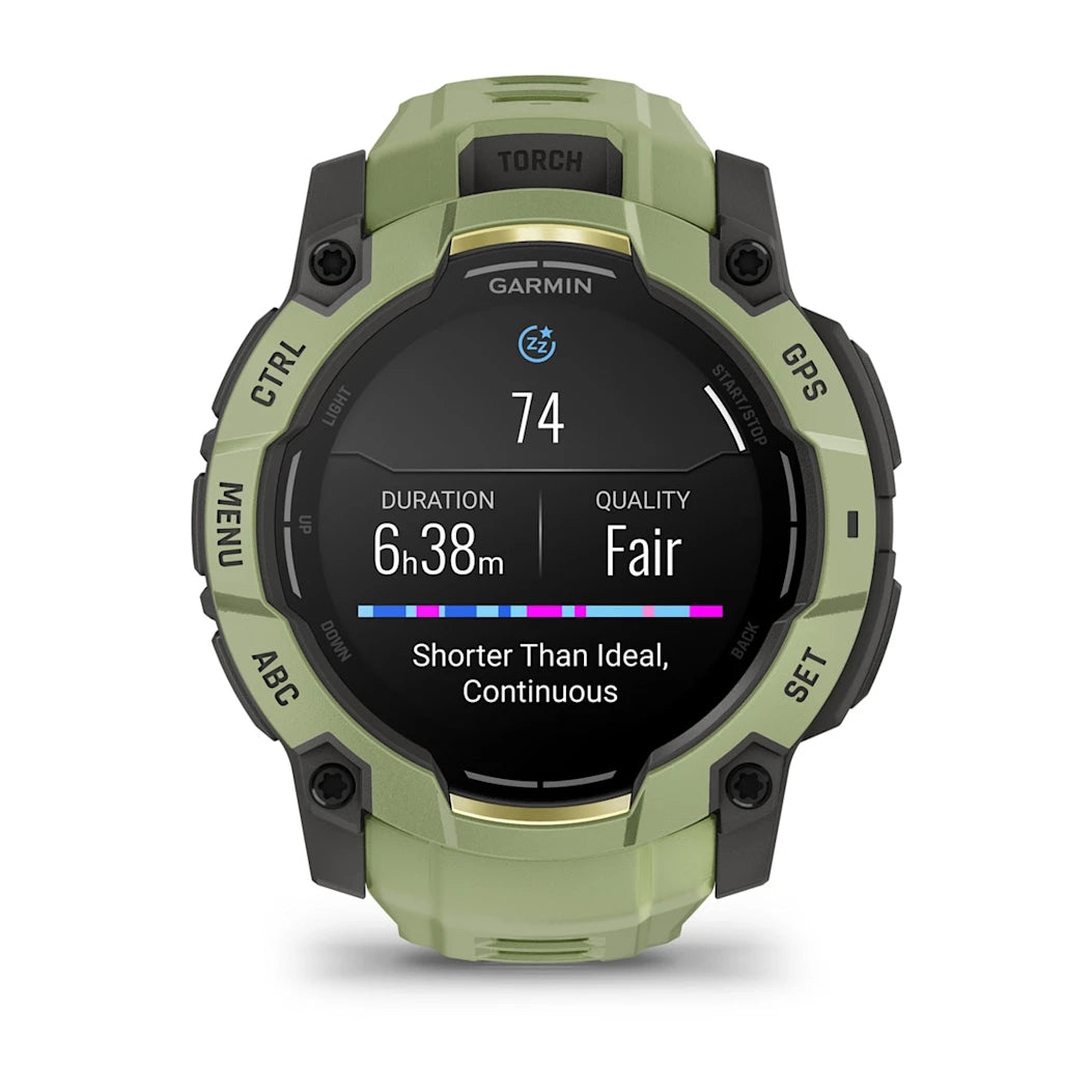Garmin Instinct 3 – 50 mm AMOLED Fern Green with Fern Green Band