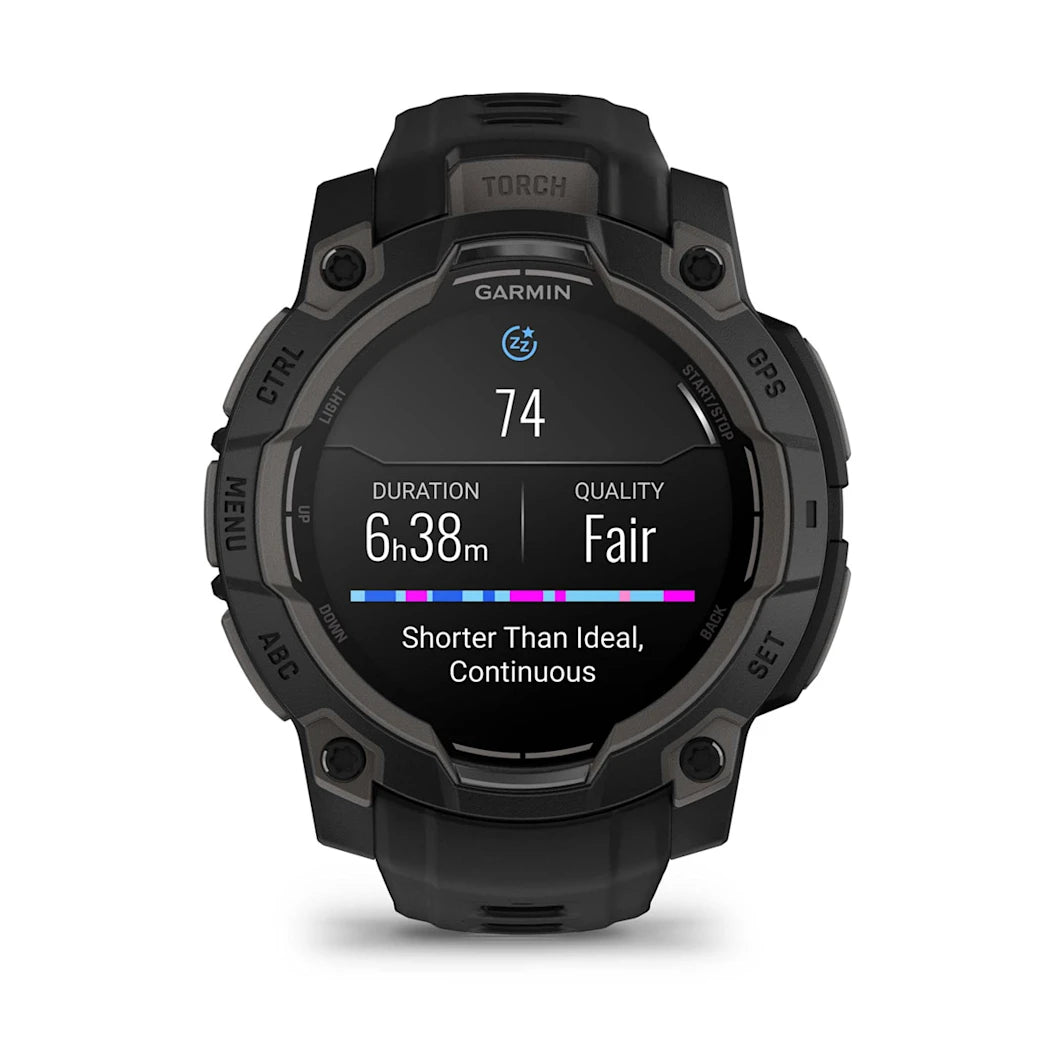 Garmin Instinct 3 – 45 mm AMOLED Black with Black Band