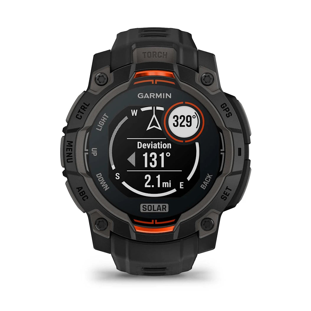 Garmin Instinct 3 – 45 mm Solar Black with Black Band