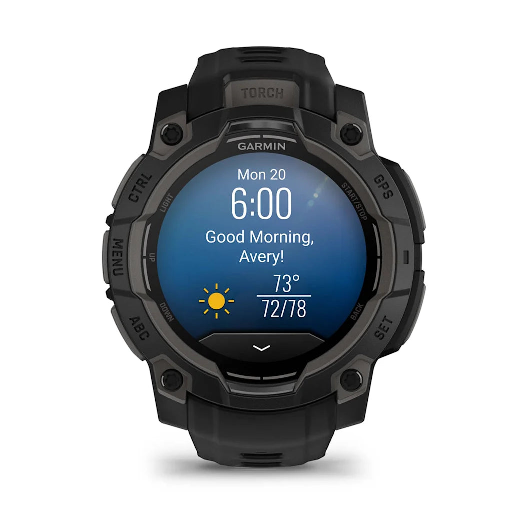 Garmin Instinct 3 – 45 mm AMOLED Black with Black Band