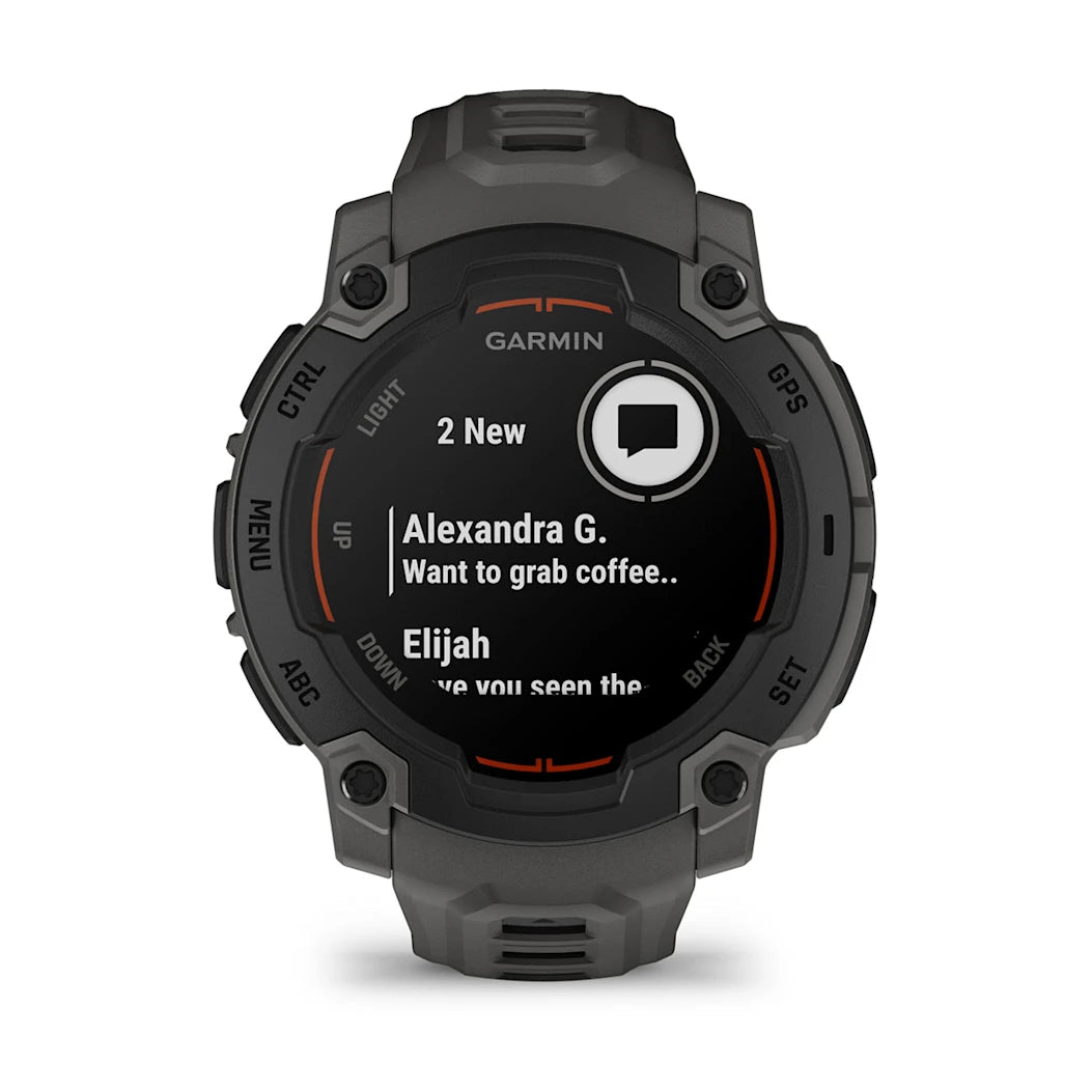 Garmin Instinct® E – 45 mm Black with Charcoal Band