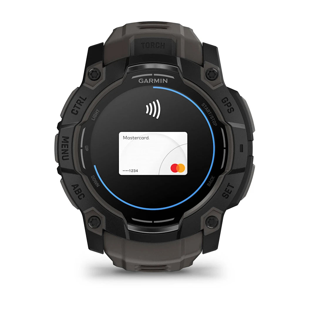 Garmin Instinct 3 – 50 mm AMOLED Black with Charcoal Band