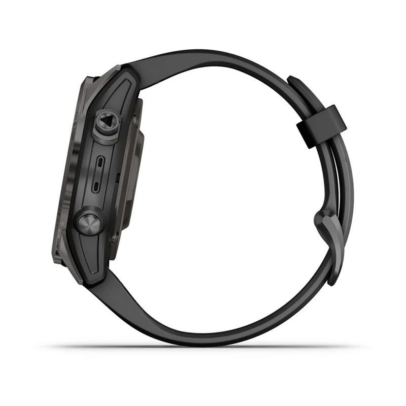 Garmin epix™ Pro (Gen 2) – Sapphire Edition Carbon Gray DLC Titanium with Black Band 42 mm