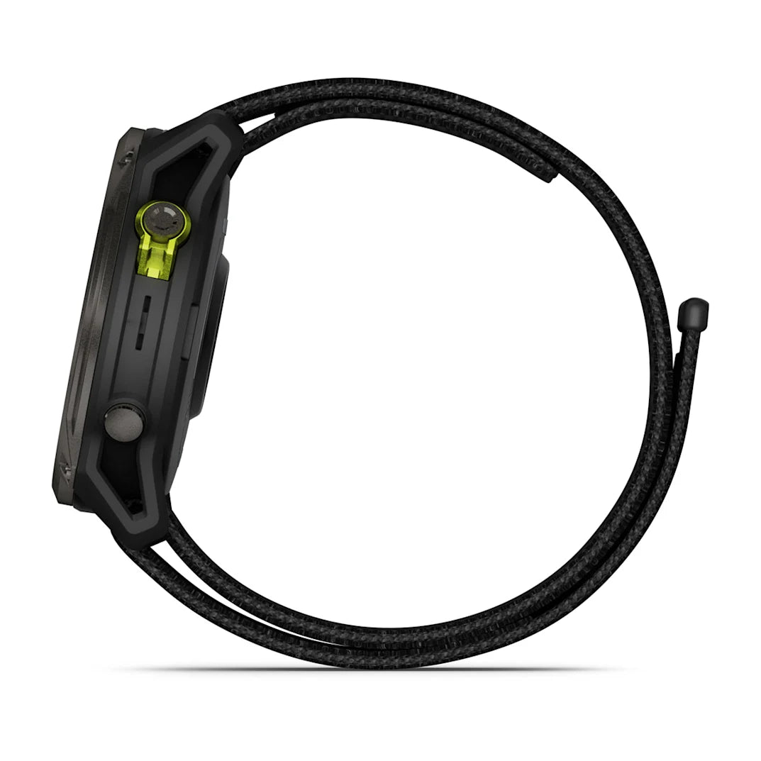 Garmin Enduro 3 Carbon Gray DLC Titanium with Black Ultrafit Nylon Strap