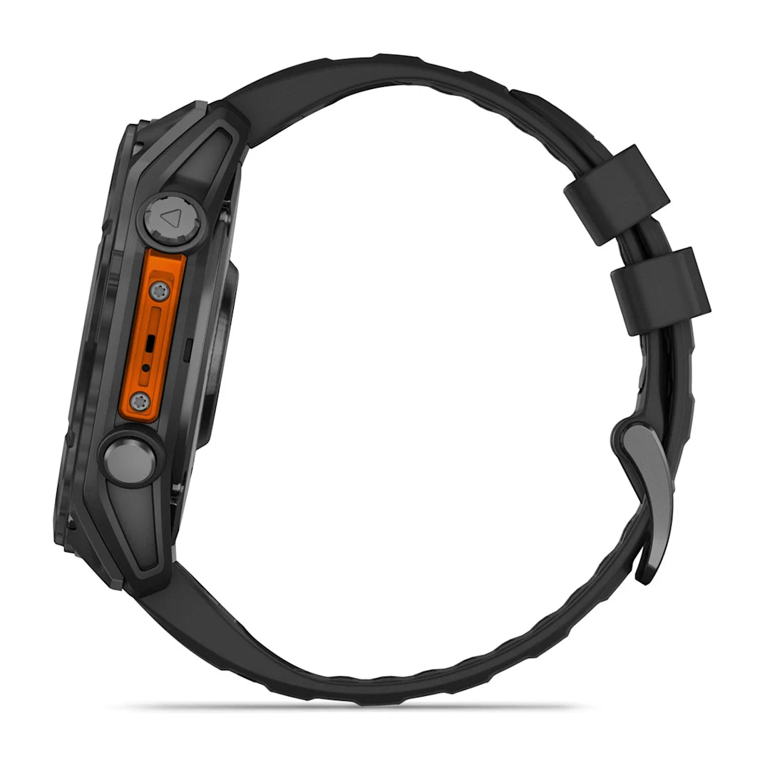 Garmin fēnix 8 – 51 mm AMOLED Slate Gray with Black Silicone Band