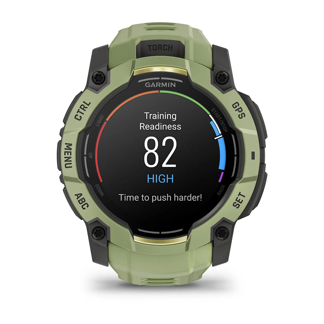 Garmin Instinct 3 – 50 mm AMOLED Fern Green with Fern Green Band