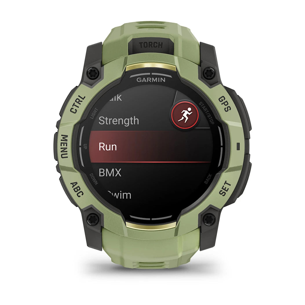 Garmin Instinct 3 – 50 mm AMOLED Fern Green with Fern Green Band