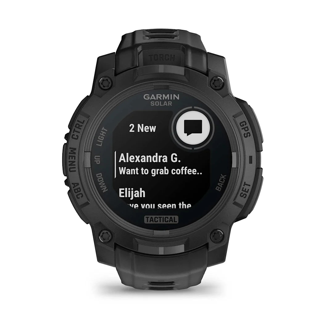 Garmin Instinct 3 – 45 mm Solar Tactical Edition Black with Black Band