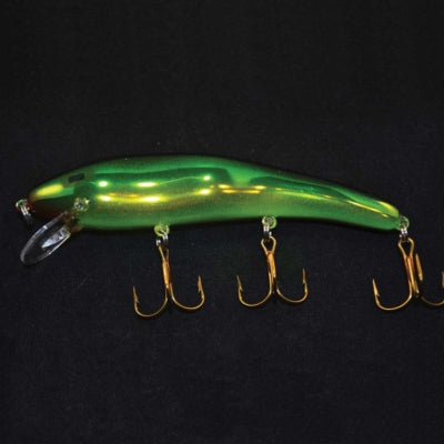 Wackm Tackle Custom Painted Ripplin Red Fin