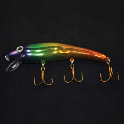 Wackm Tackle Custom Painted Ripplin Red Fin