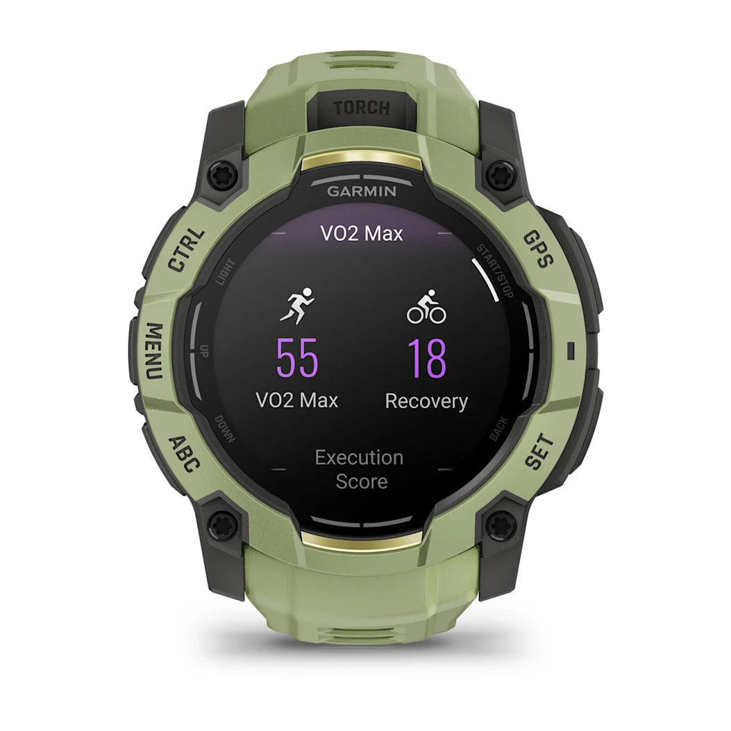 Garmin Instinct 3 – 50 mm AMOLED Fern Green with Fern Green Band