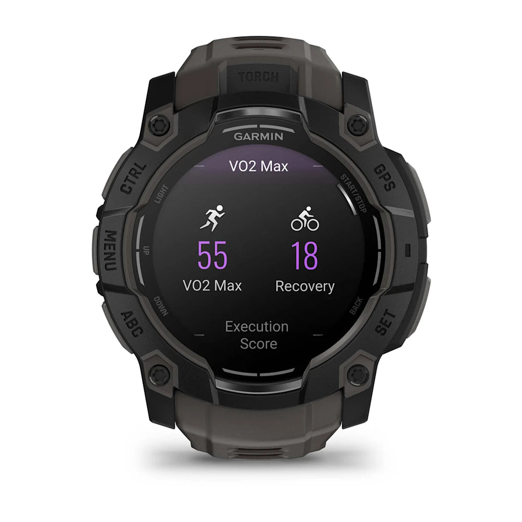 Garmin Instinct 3 – 50 mm AMOLED Black with Charcoal Band