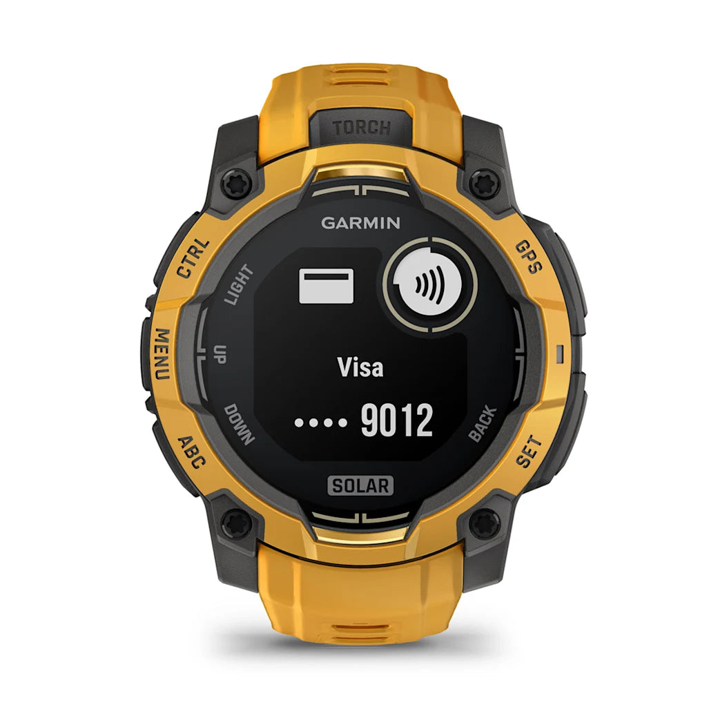 Garmin Instinct 3 – 45 mm Solar Sunburst with Sunburst / Gray Band