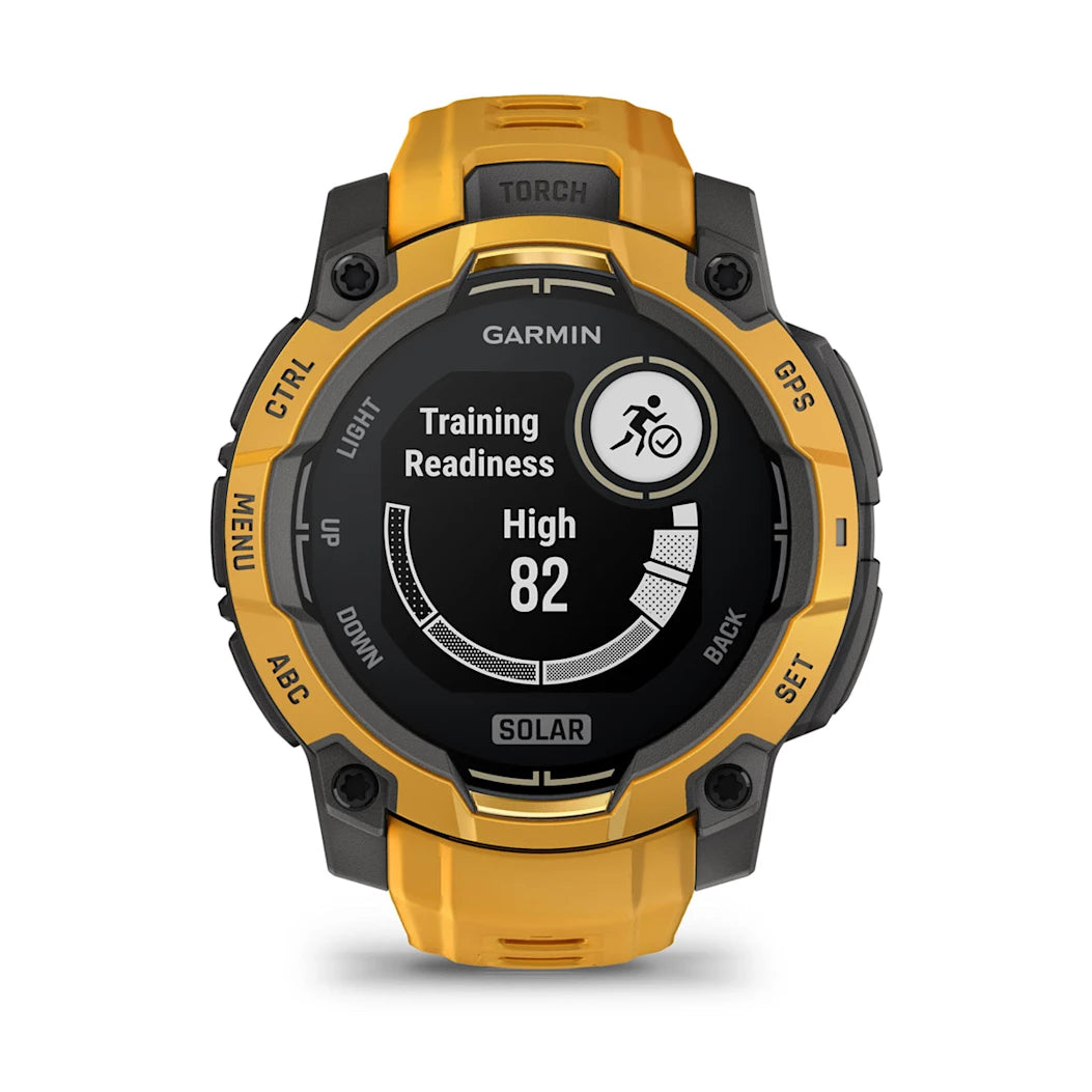 Garmin Instinct 3 – 45 mm Solar Sunburst with Sunburst / Gray Band