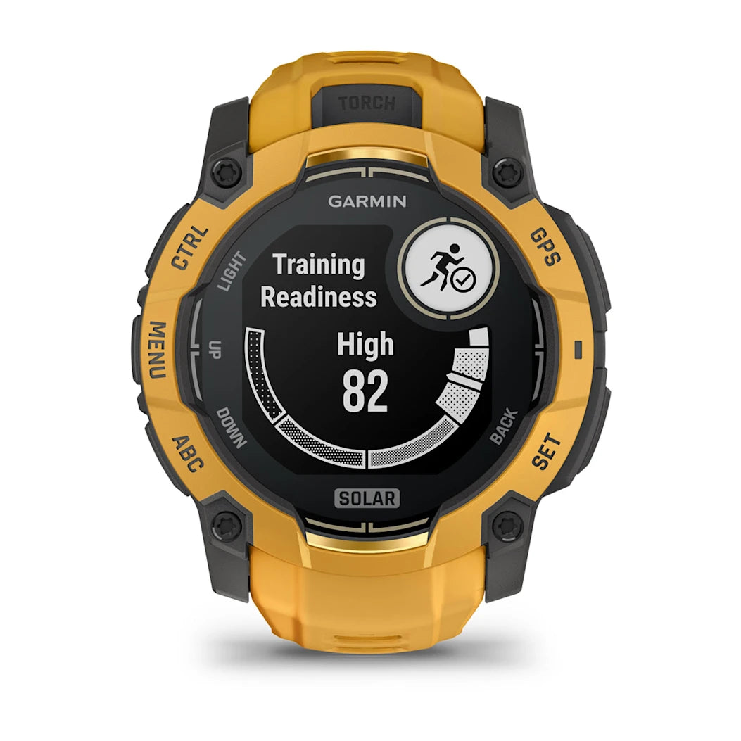 Garmin Instinct 3 – 50 mm Solar Sunburst with Sunburst / Gray Band