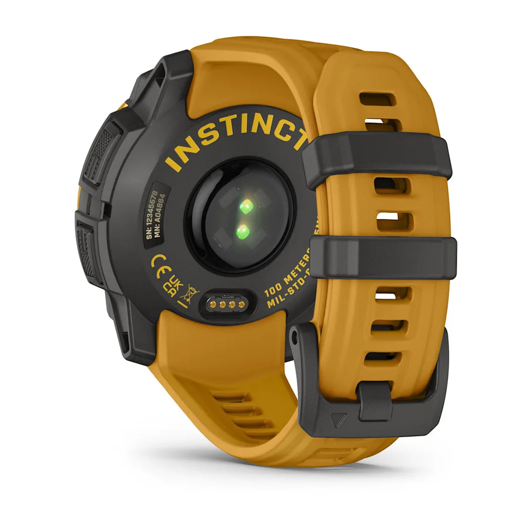 Garmin Instinct 3 – 45 mm Solar Sunburst with Sunburst / Gray Band