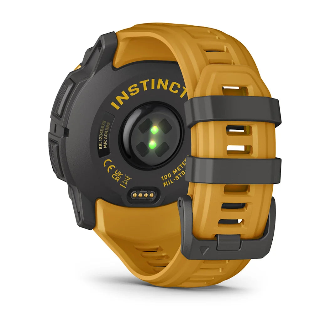 Garmin Instinct 3 – 50 mm Solar Sunburst with Sunburst / Gray Band