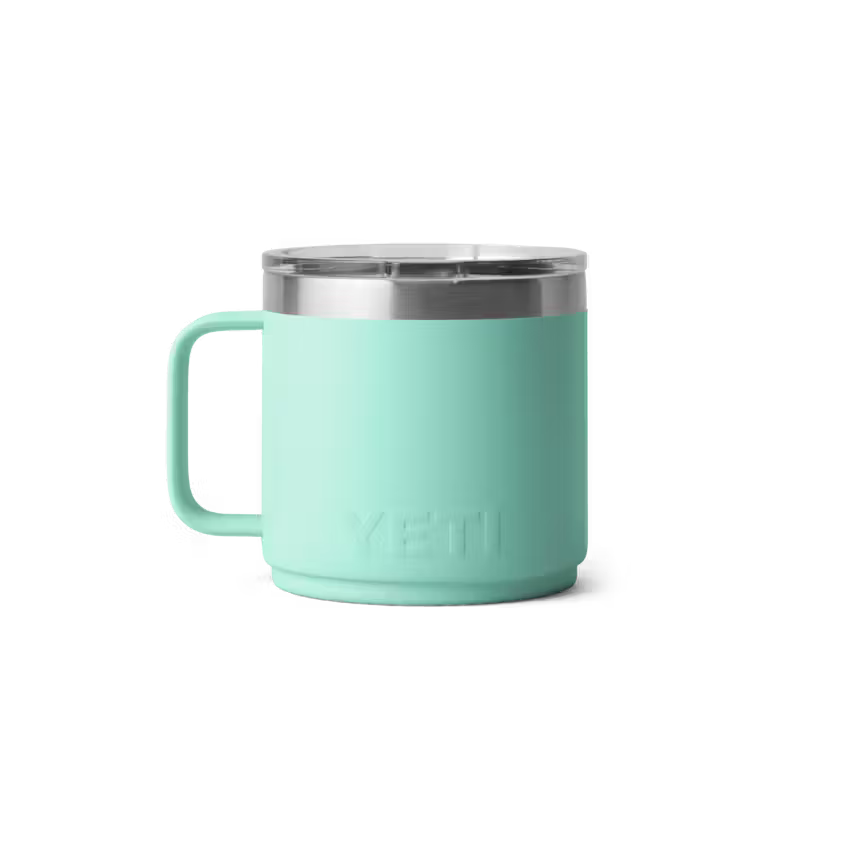 YETI Rambler Tasse empilable 414 ml avec revêtement céramique Durasip Sea Foam