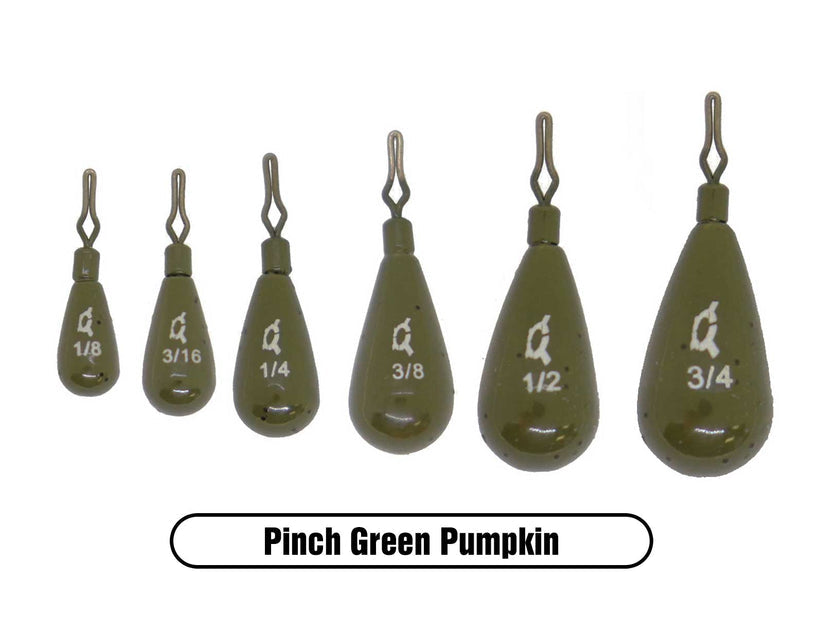 Haystack Drop Shot X Zone Tungsten Teardrop Pinch Drop Shot - Tackle Depot