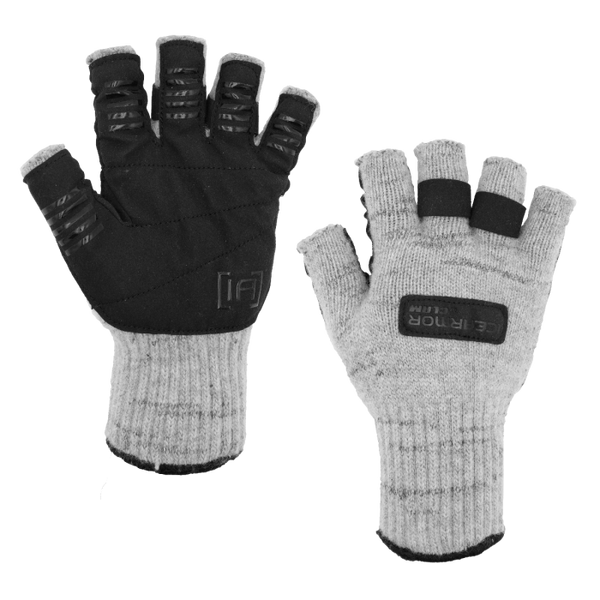 Clam Wooly Fingerless Gloves