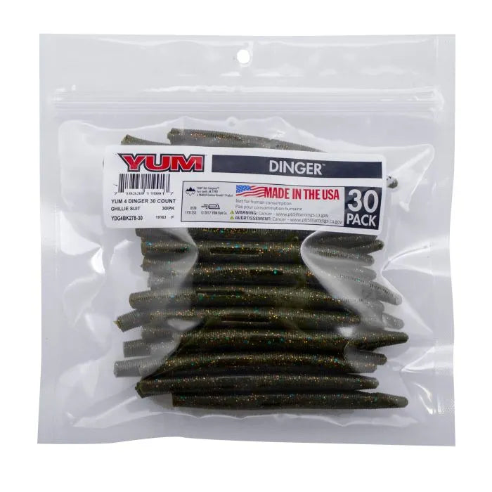 YUM 4" Dinger Bulk 30 Pack