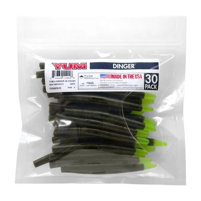 YUM 4" Dinger Bulk 30 Pack