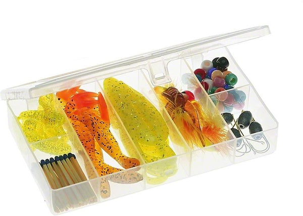 CACAGOO Fishing Tackle Box PVC Fishing Gear Accessories Storage