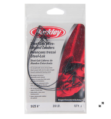 Berkley® Ball Bearing Wire Wound Leaders - BLACK - 3PK-High Falls Outfitters