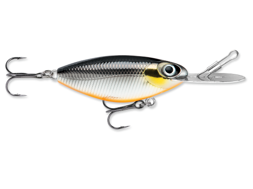 RAPALA Hot 'N Tot® MadFlash - 2-½” - BLACK CHROME ORANGE-High Falls Outfitters