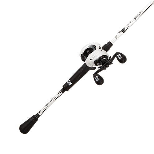 abu garcia baitcaster combo white PRIME21 Baitcast Left / Trax braking Abu Garcia MLF Baitcast Combo