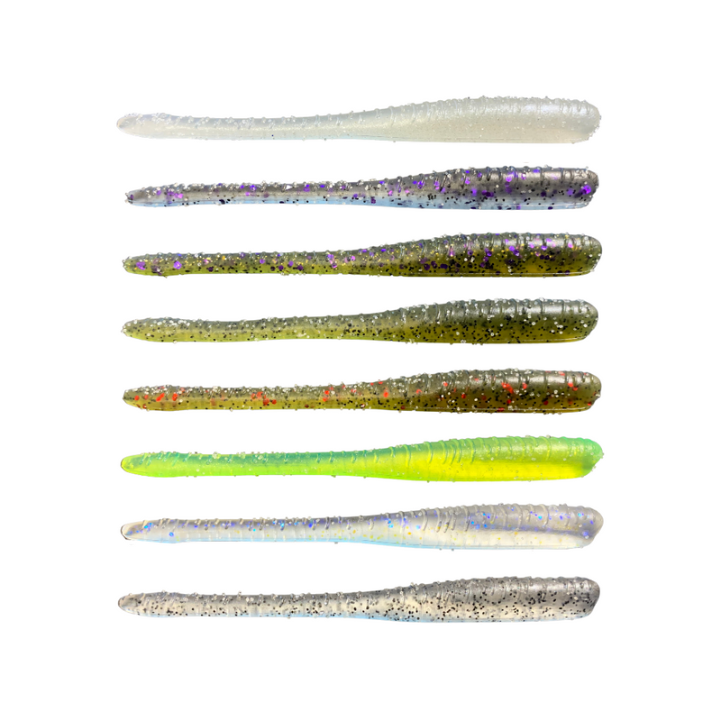 Great Lakes Finesse Drop Worm GREEN PUMPKIN