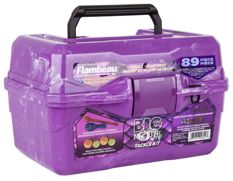 Big Mouth Tackle Box Kit - Purple Swirl - Tackle Depot