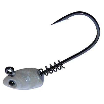  Fishing Weighted Hooks Swimbait Jig Hook with Twistlock  Centering Pin Soft Plastic Worm Fishing Hooks 2g 10pcs : Sports & Outdoors