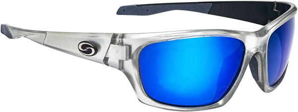 STRIKE KING CYPRESS CRYSTAL/WHTBLU MIRROR SUN GLASSES