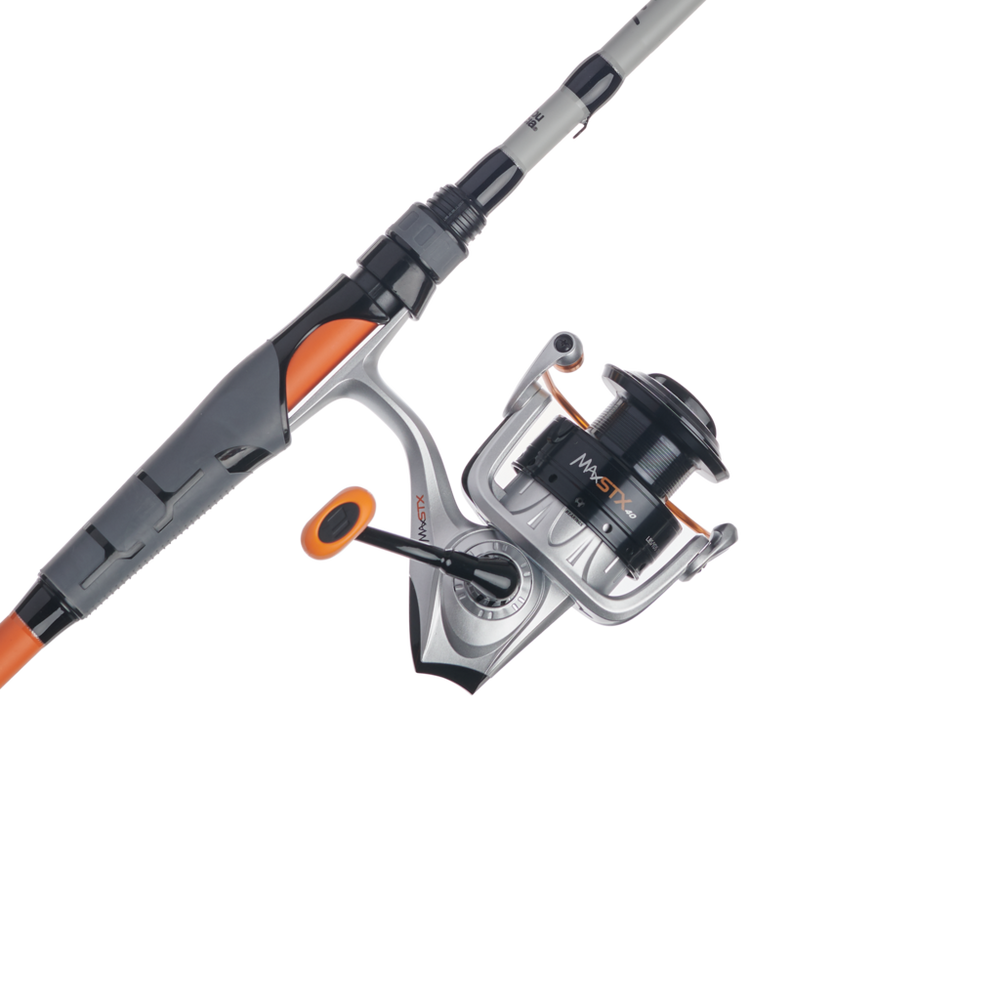 abu garcia spinning combo orange Revo X Reel and line flow Abu Garcia MAXSTX Spinning Combo,