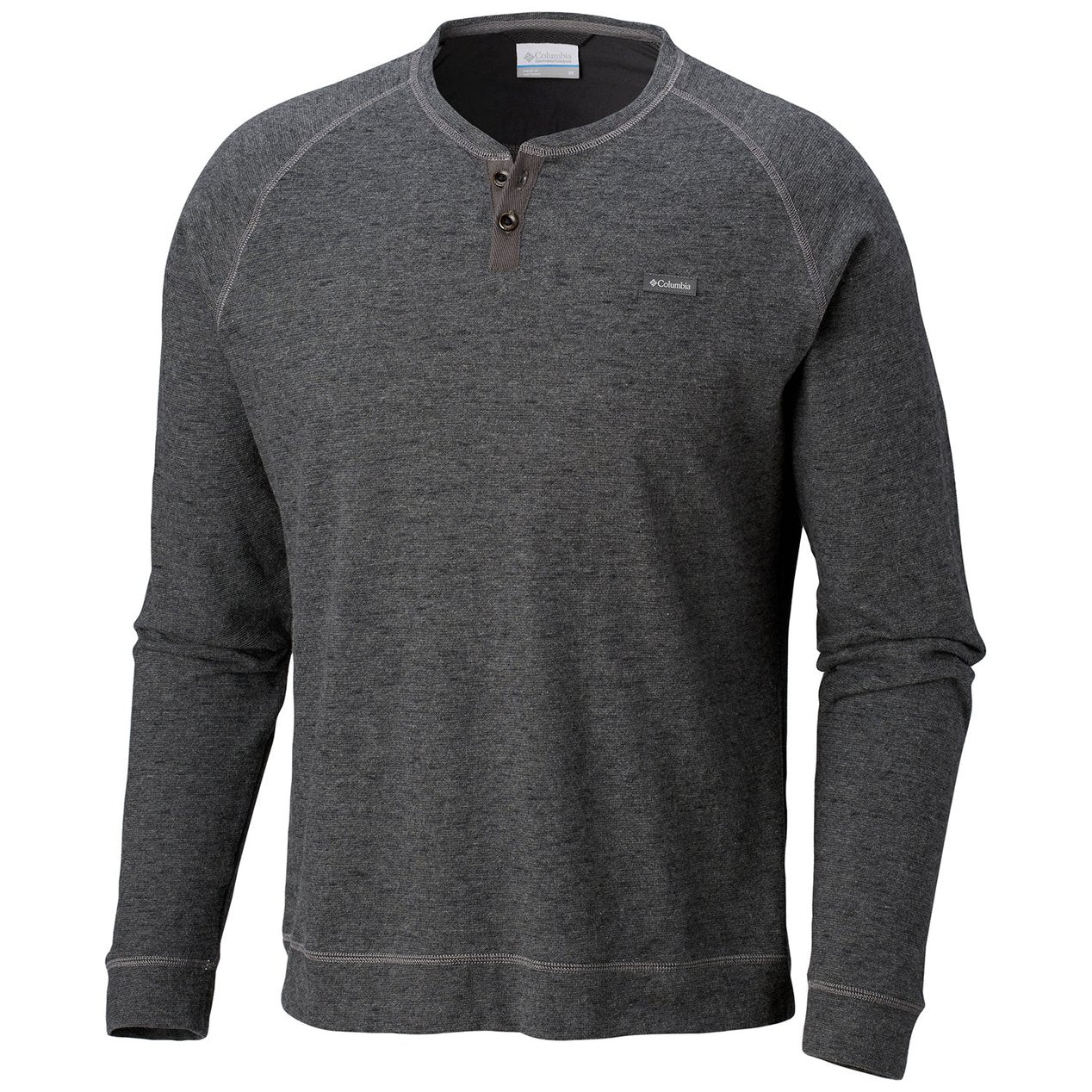COLUMBIA - TRAIL SHAKER III LONG SLEEVE HENLEY BUTTON-GREY